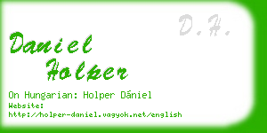 daniel holper business card